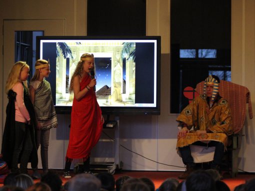 Weekopening groep 8 + schoenendoosactie