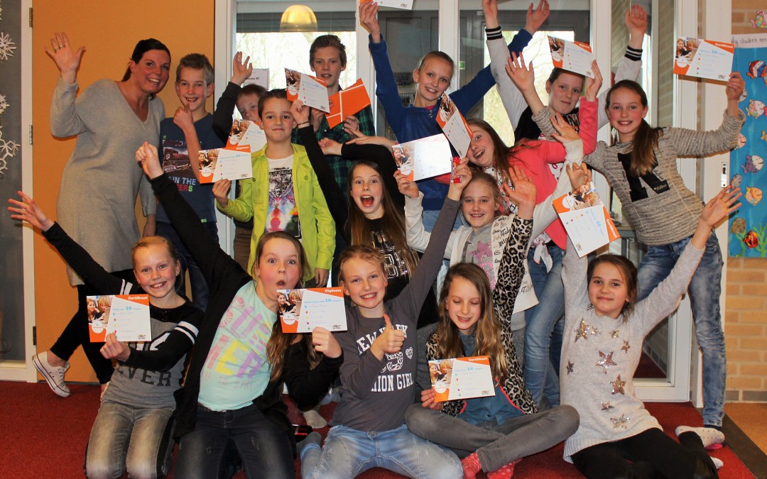 Typediploma gehaald! Gefeliciteerd!