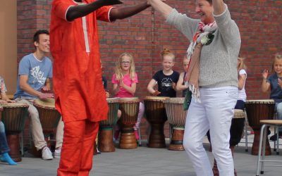 Feest voor juf Marianne en voor World Vision!