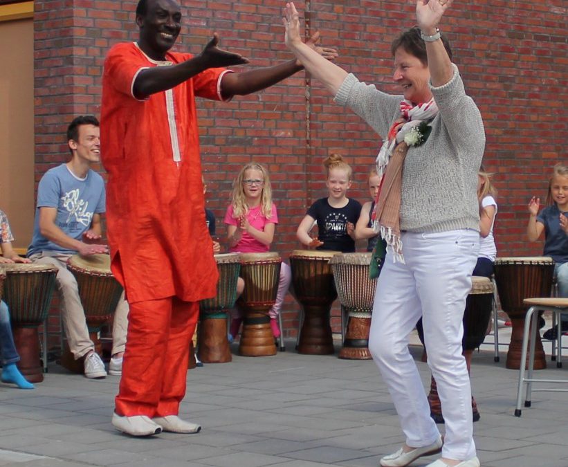 Feest voor juf Marianne en voor World Vision!