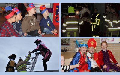Sint, Pieten en de brandweer.