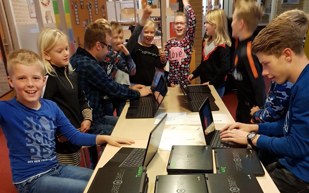 Groep 5 is blij!