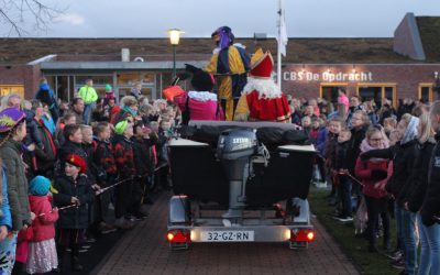 De Sint houdt droge voeten!