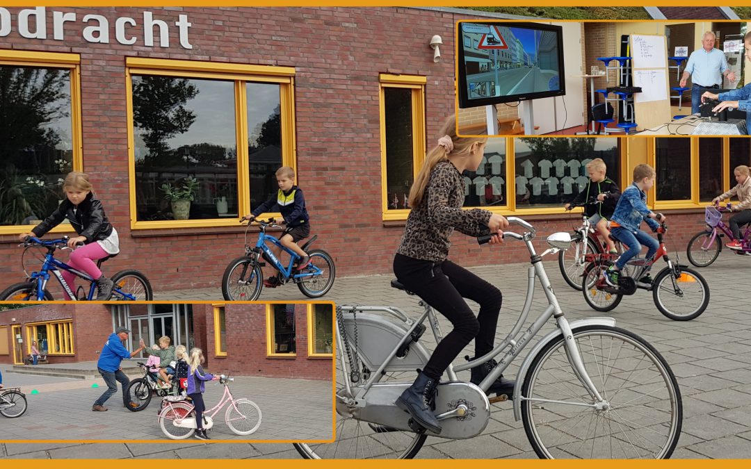 Fietsen op het plein is voor deze keer toegestaan!