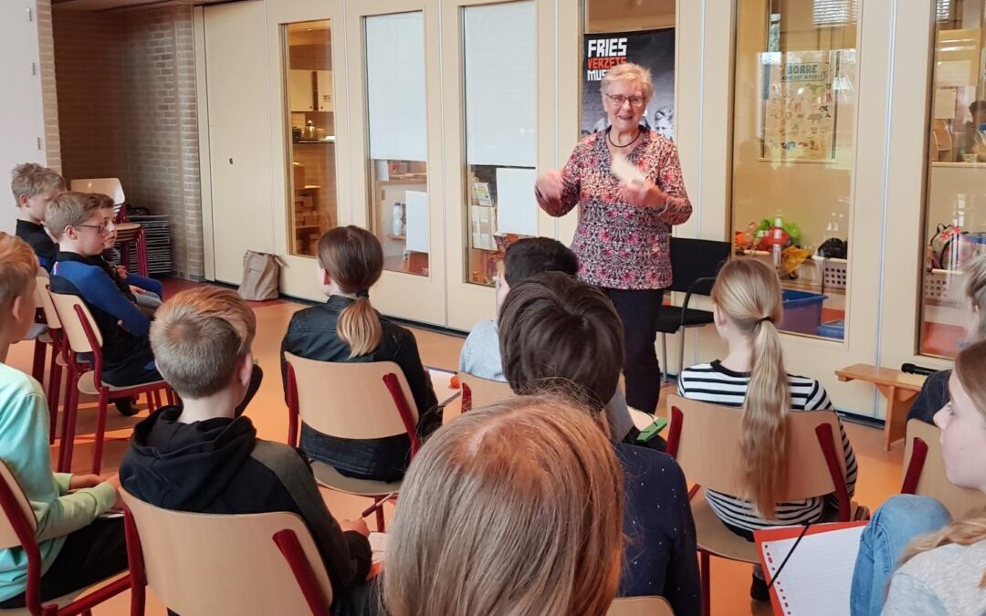 Spreken over de oorlog.